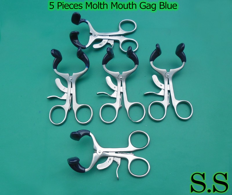 5 Molt Mouth Gag Blue 4.5″ Dental Surgical Instruments