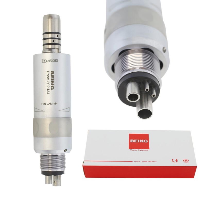 BEING Low Speed Air Motor Dental Handpiece 4 Hole Midwest 202AM-M4 fit NSK Kavo