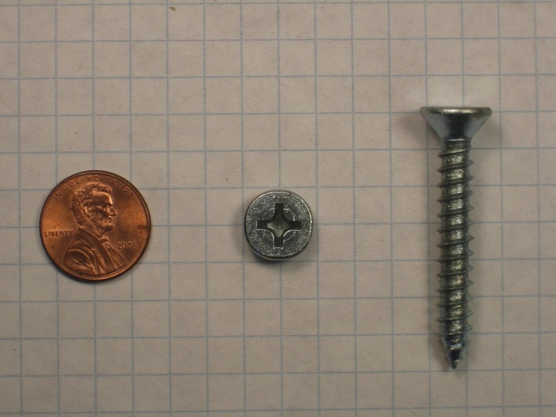 100 SHEET METAL SCREW #14 x 1-3/4″ STEEL, FLAT HEAD, PHILLIPS DRIVE, ZINC-PLATE