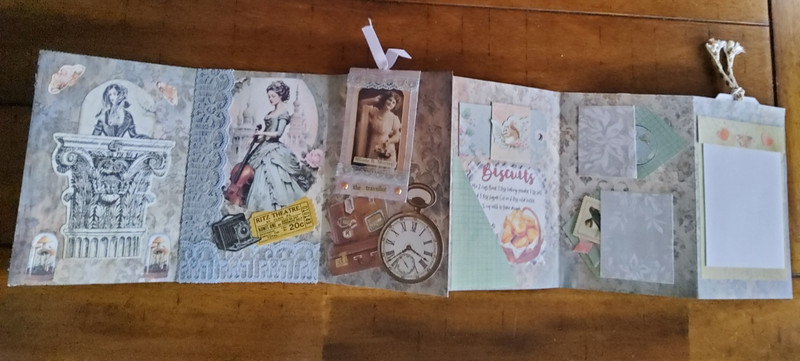NEW Junk Journal Handmade Booklet Book Vintage "BELIEVE YOU" w/ Pockets Ephemera gallery