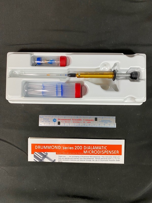 DRUMMOND 100µL Dialamatic Microdispenser Adjustable Plunger Full Kit 3-000-275 gallery