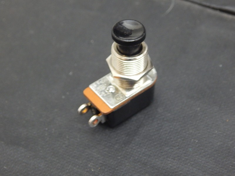 CARLING P27A-BL MOMENTARY PUSH BUTTON SWITCH BLACK - USA LIGHT SPEED SHIPPING gallery