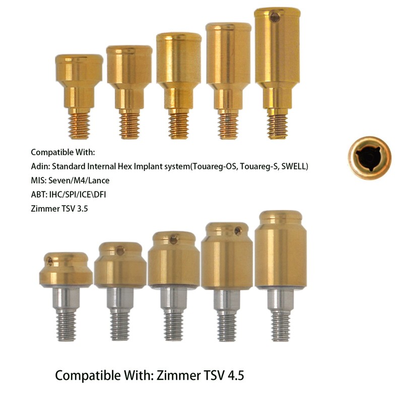 US Locator Abutment for Zimmer Tapered Screw Vent 3.5/4.5 Internal Hex Implants gallery
