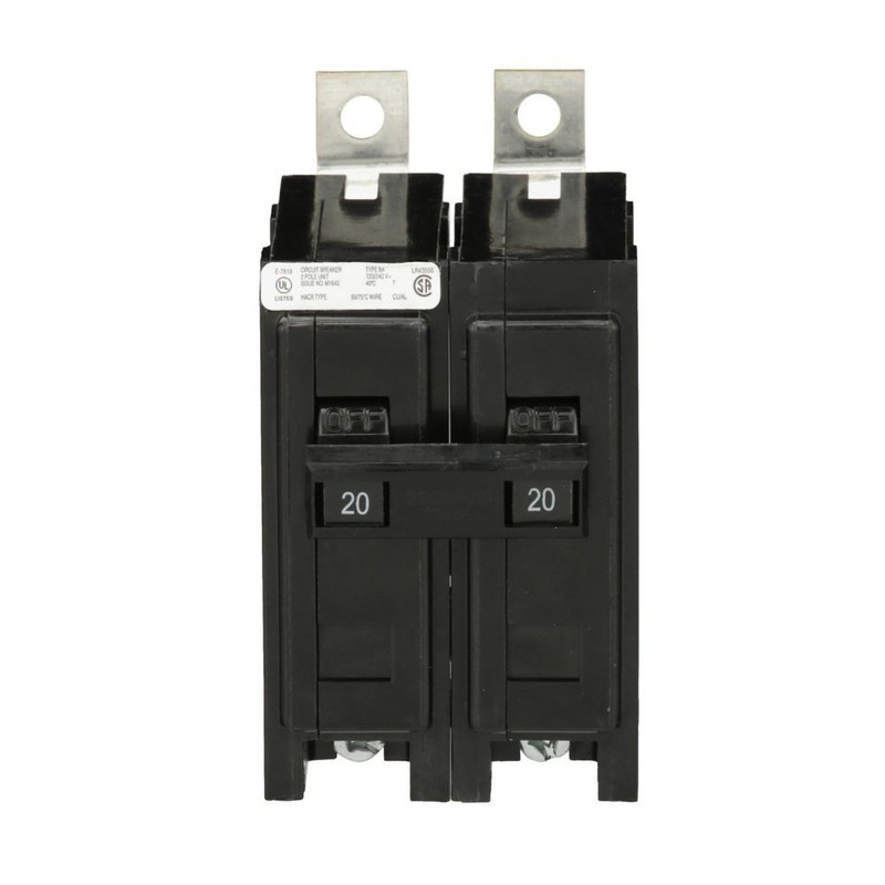 Eaton BAB2030 Thermal-Magnetic Circuit Breaker, 30A, 10kAIC, 2-Pole, 120/240V gallery