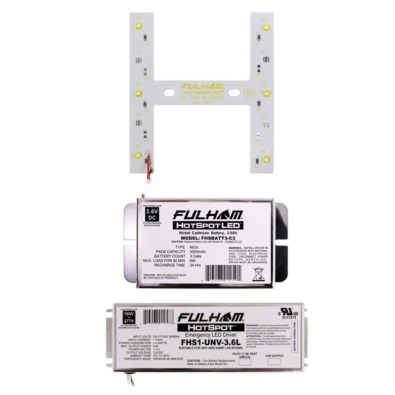 FULHAM FHSKITT06SHC EMERGENCY LED DRIVER BATTERY BACK-UP KIT, HOTSPOT1 KIT