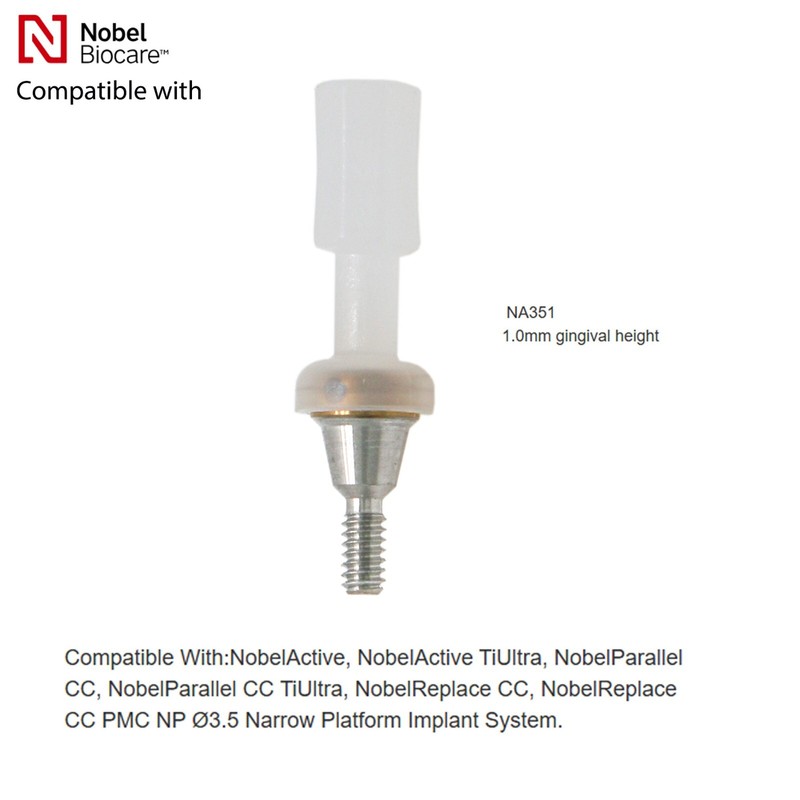 Locator Tapered Abutment for Nobel Active Biocare Conical Connection NP/RP 1-5mm