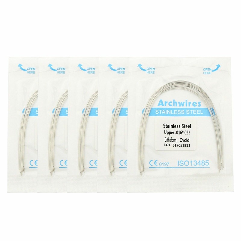 10 Pcs Dental Orthodontic Rectangular Niti/Steel/Thermal Activated Arch Wire gallery