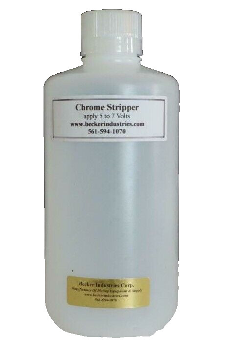 32oz/1 Quart Chrome Stripper, For Chrome removal, Industrial Grade, Video