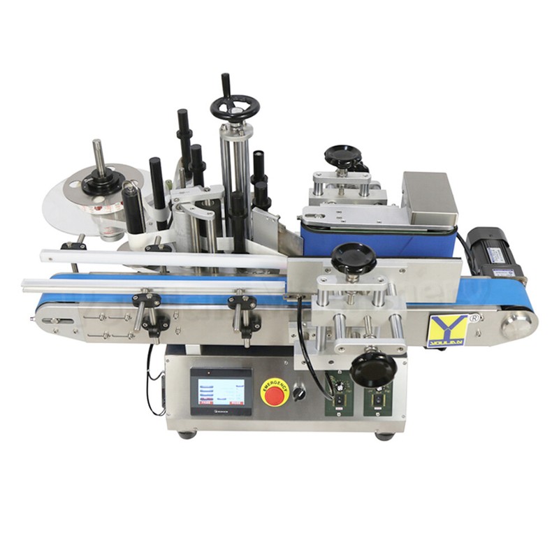 Desktop Label Applicator Automatic Round Bottle Plastic Labeling Machine