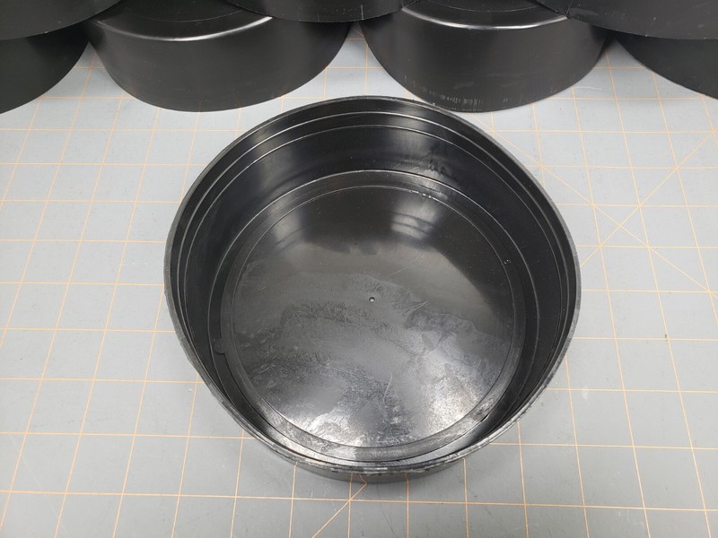 (Lot of 2) ALLIANCE PLASTICS CLOSED END 6" PIPE CAPS 6-RRC gallery