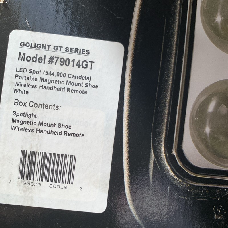 GOLIGHT 79014GT Spotlight,40W,12VDC,3.5A,LED,8″ H 55AV67