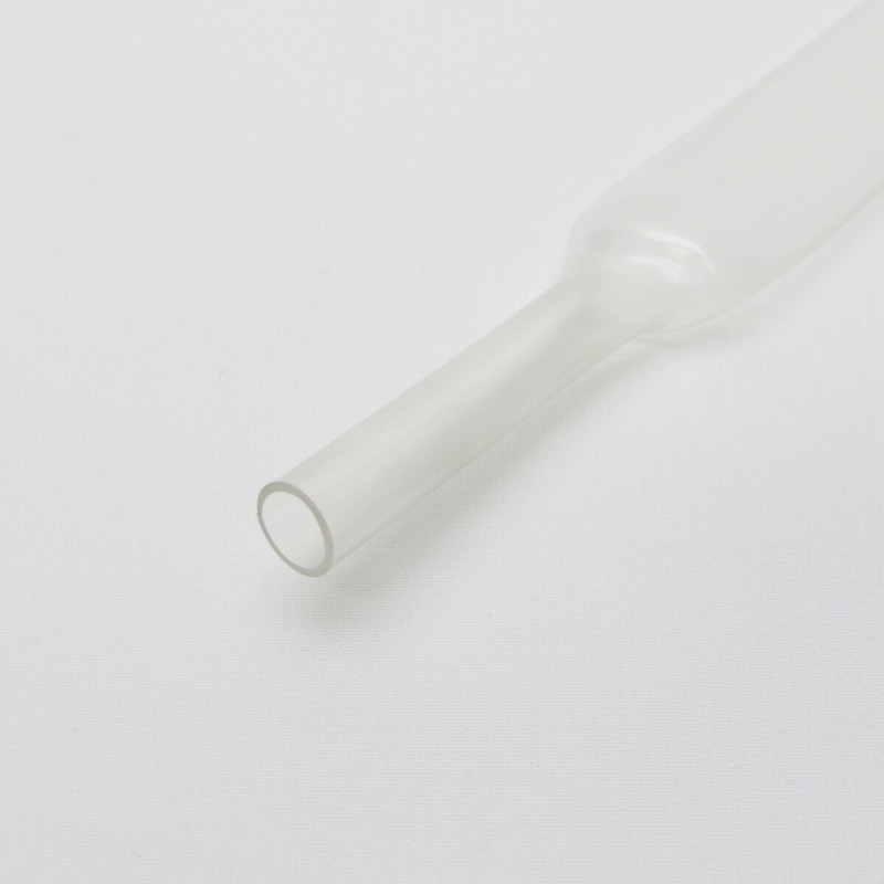 3/4" ID Clear Heat Shrink Tube 2:1 ratio polyolefin wrap (2 feet) 0.75 inch 20mm gallery