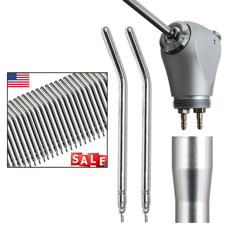 Dental 3 Way Air Water Spray Triple Syringe Handpiece /+50*Nozzles/Tips/Tubes OR gallery