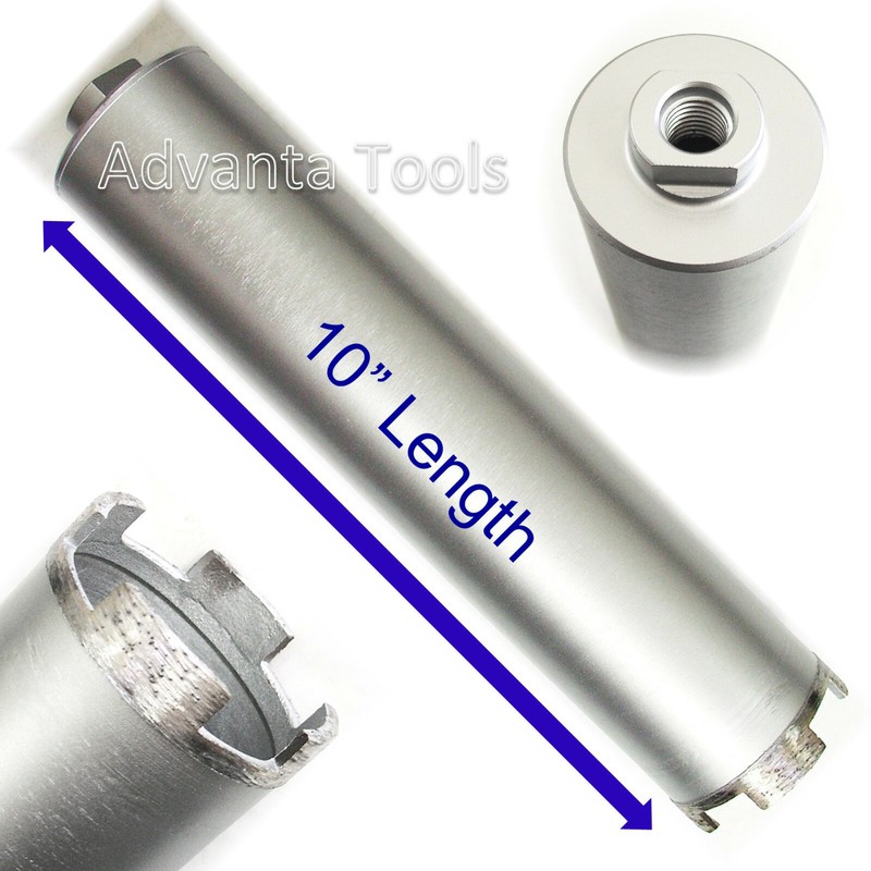 4-1/2” Dry Diamond Core Drill Bit for Hard Concrete Masonry 5/8″-11 Threads