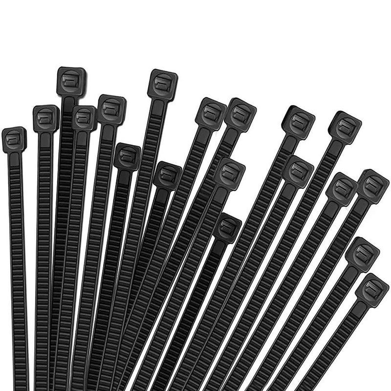100Pcs Cable Ties 6″ / 8″ /10» Heavy Duty Nylon Wrap Wire Zip Ties UV Resistant