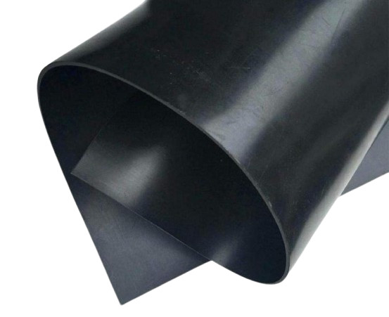 Neoprene Rubber Sheet Solid 1/8 Thick x 36″ wide x 12″ long 60A Duro, Black