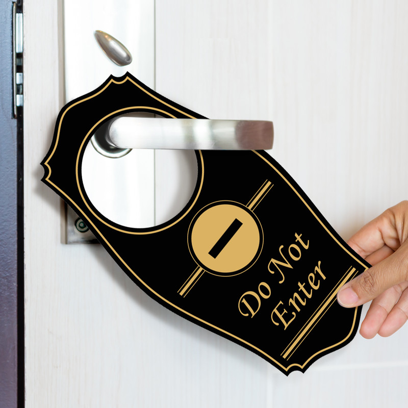 Signs ByLITA Do Not Enter Door Hanger gallery