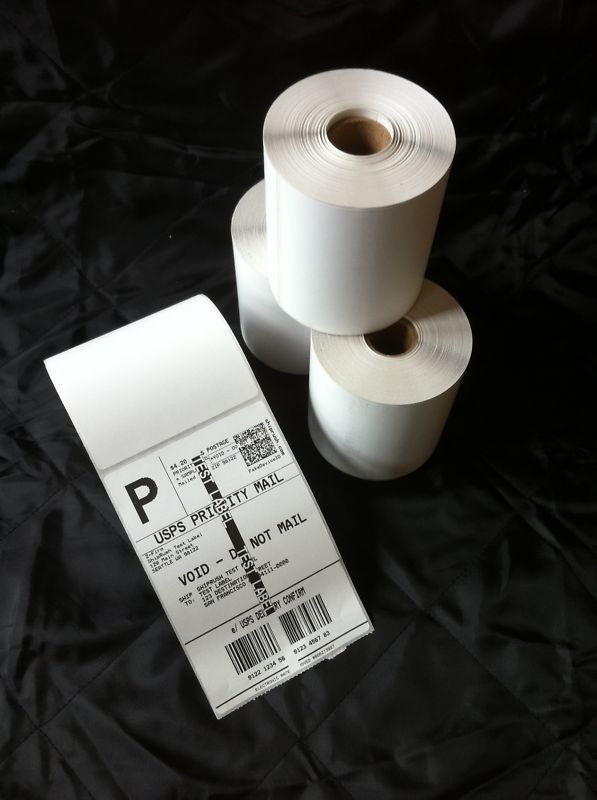 4x6 Direct Thermal Labels Premium Zebra Eltron 2844 ZP450 Compatible 250 Rolls gallery