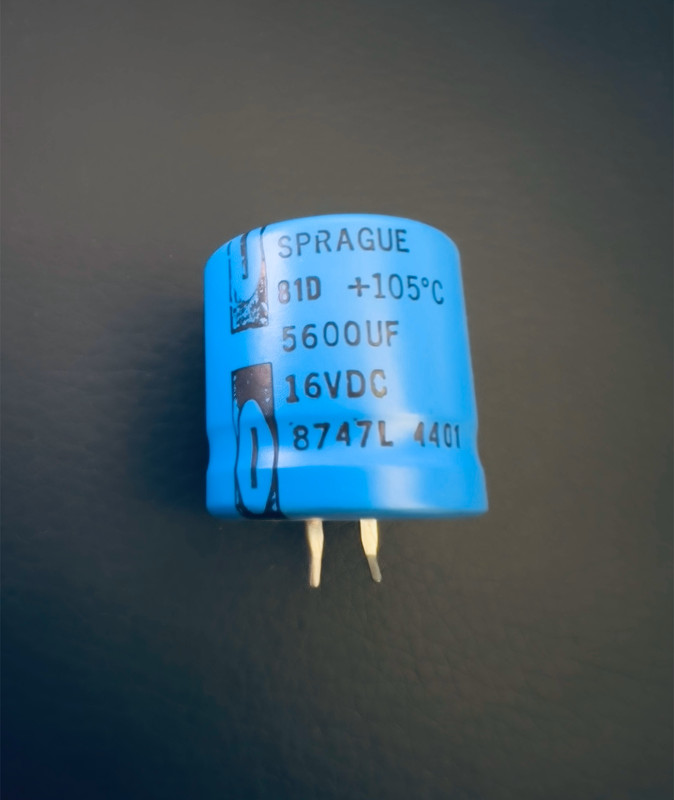 81D562M16JA2D Vishay Sprague 5600uF 16V 25×25 Electrolytic Snap In Capacitor
