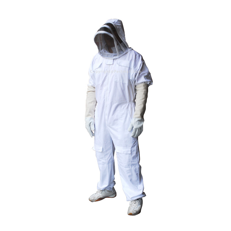 Bee Suit * Veil Hood * FULL PROTECTION Honey Beekeeping * FREE GLOVES * XL Size