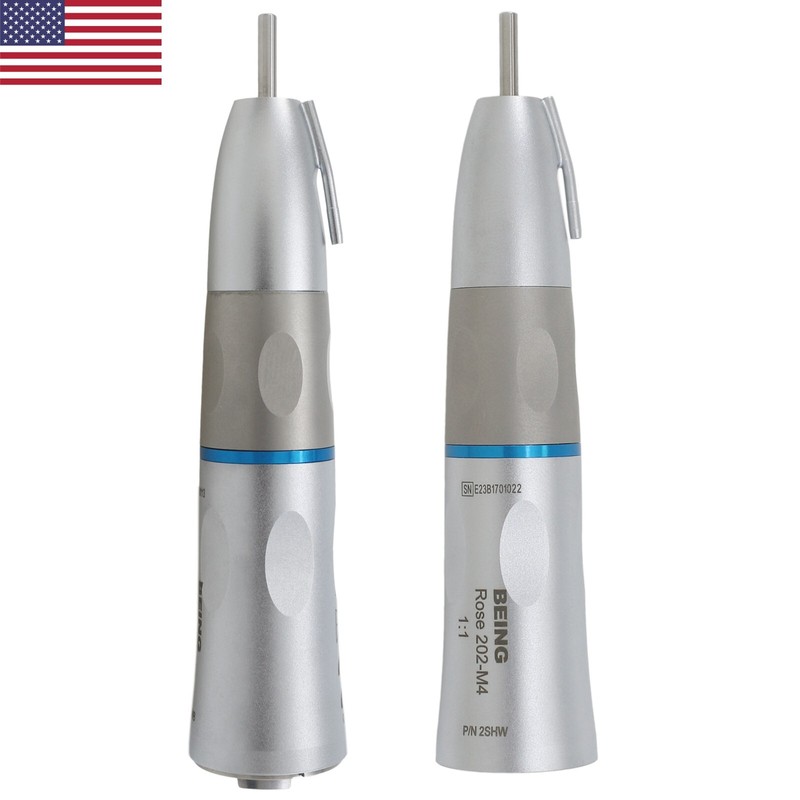 BEING Dental Surgical Straight Handpiece 1:1 Implant Cone Nose Fiber Optic KAVO