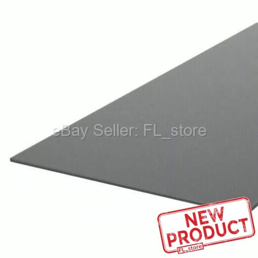 1/16" Thick Black Plastic Sheet High Density Polyethylene 24" L X 24" W HDPE NEW gallery