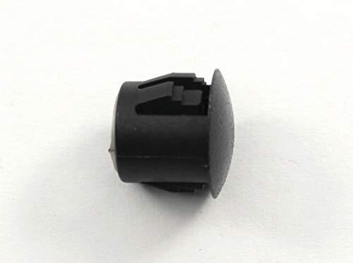3/8″ Hole Nylon Locking Panel Plugs Black/White Dome Cover 15/32″ Top Width