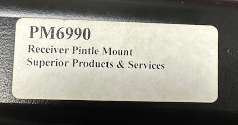 PM6990 Redneck Receiver Pintle Mount, 9,000 lb Capacity, 8 Hole, 8" Shank gallery