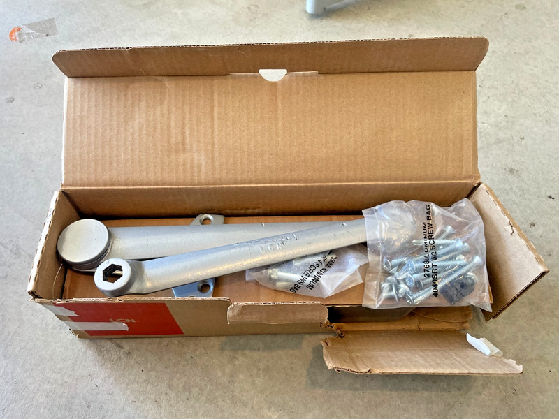 LCN 4040XP TBSRT Door Closer Aluminum Finish EDA Arm Complete w/ Hardware gallery