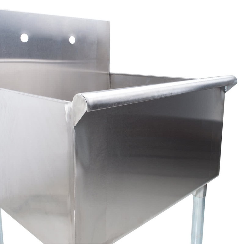 24" x 24" x 14" WITH FAUCET Stainless Steel Commercial Utility Sink Prep Laundry gallery