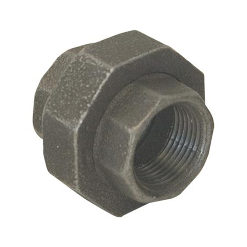 1/2″ BLACK MALLEABLE IRON UNION fitting – LOT OF 10
