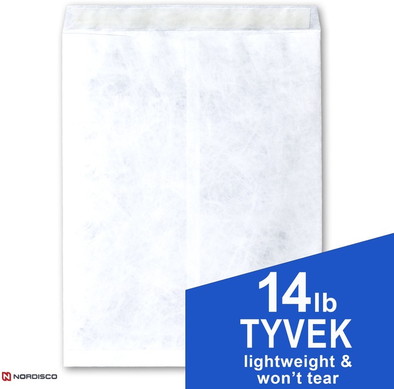 Tyvek Envelopes 12 x 15-1/2" White, Self-Stick, Pack of 15, FREE Shipping gallery