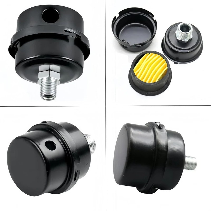 3/4"Thread Air Compressor Silencer Filter,20Mm Metal Air Compressor Intake Filt gallery
