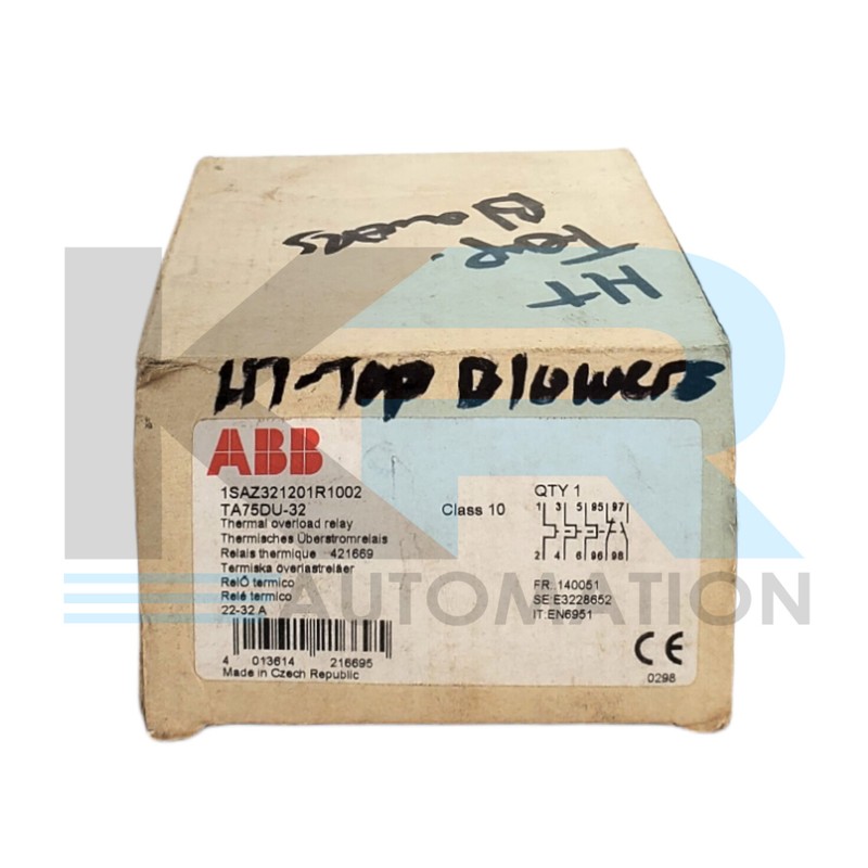 NEW ABB TA75DU-32 Thermal Overload Relay 690V 22-32A gallery