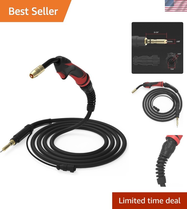 10′ Long Hobart H100S4-10 Replacement MIG Welding Gun with Copper Construction
