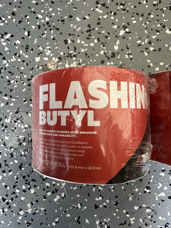 Butyl Flashing Tape – 4″ WX75′ L