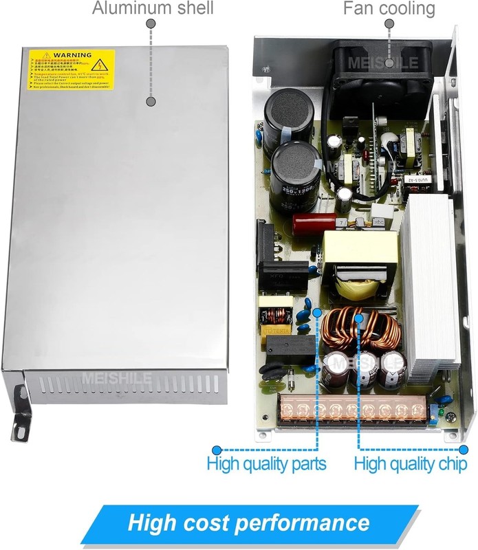 S-600-12 12V 100A 1200W DC Power Supply Adapter gallery
