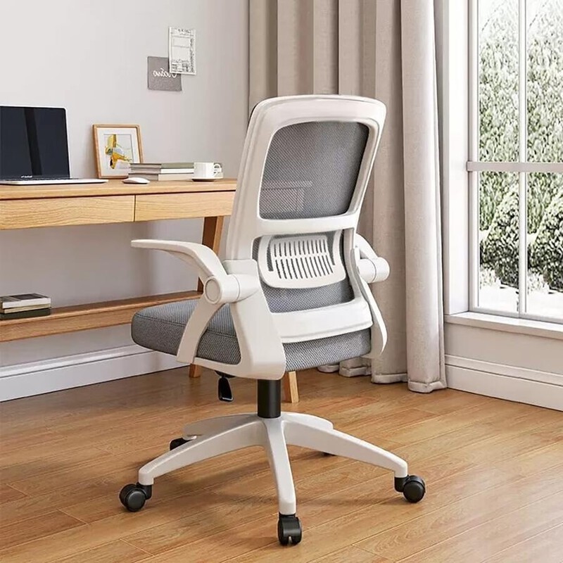 Ergonomic Mesh Office Chair, Flip-Up Arms & Adjustable Height Swivel Desk Chair