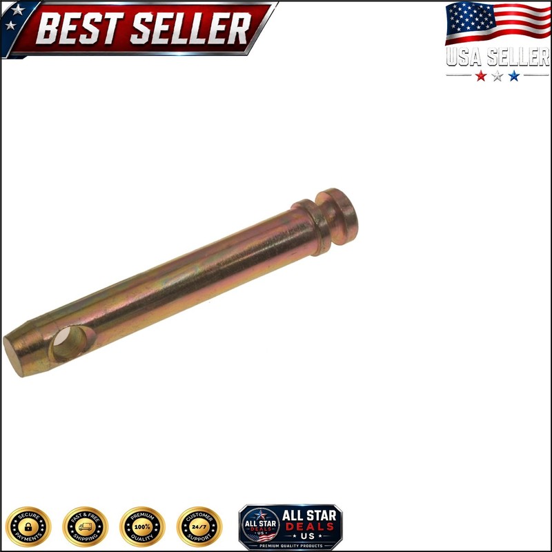 5-1/2 Inch Cat 1 Top Link Pin Hitch Accessory for Tractors – Durable Alloy Steel