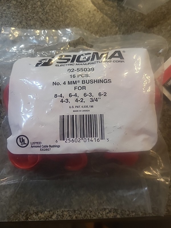 Milne No. 4, 3/4″ MM Bushings for 8-4 6-4 6-3 6-2 4-3 4-2 Red 1 pack 16