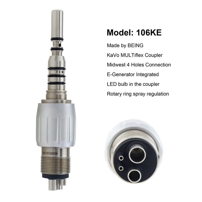 BEING COXO Dental Handpiece High Speed Fiber Optic For KaVo MULTIflex Coupler gallery