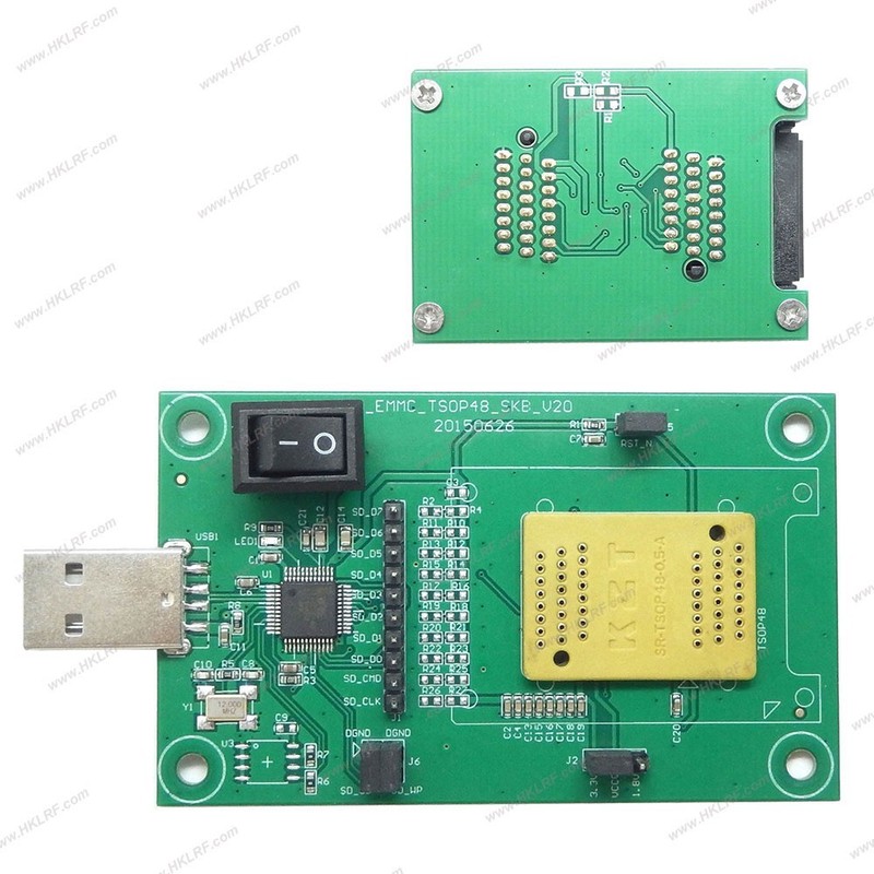 EMMC BGA153/BGA169 EMMC BGA162/BGA186/BGA221 series socket 3in1 data recovery gallery