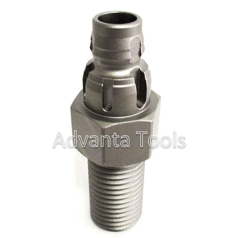 Hilti Core Drill Adapter - Convert 6 Slot BI Chuck to BS (1-1/4”-7) Male Threads gallery