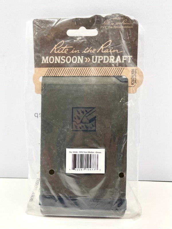 NEW - Rite in the Rain Monsoon Updraft Wallet, 3x5 Notebook Cover, No. V935 gallery