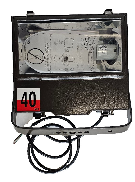 New Cooper Lighting 400W HID Outdoor Commercial Flood Light Fixture, IP67, 120V gallery
