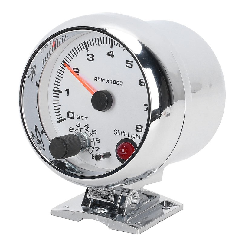 Electrical Tachometer 3.75In 0-8000 Rpm 7 Color Background Lights For 4/6/8 C…