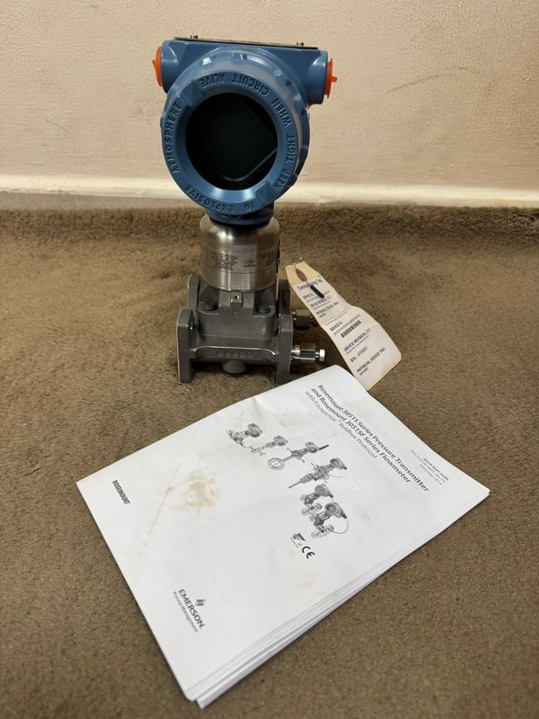 Rosemount / Pressure Transmitter / 3051S2CD0A2F12F1AK5L4M5 / MWP 750psi/51.7bar