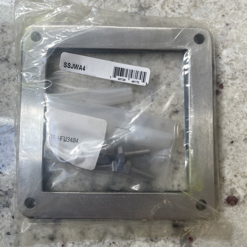 WIEGMANN N4X Box Adapter SSJWA4 (For Stainless Steel Feed-Through Wireway) 4X4