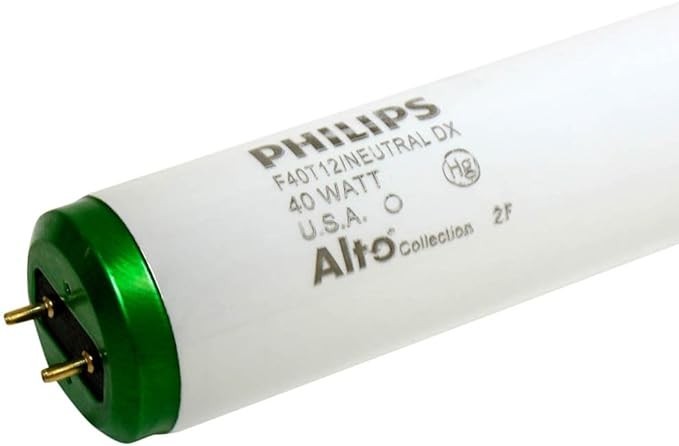 30 Pieces (15x2pk) Philips 422741 F40T12/NEUTRAL DX/ALTO 40W T12 48″ 3500K Lamp
