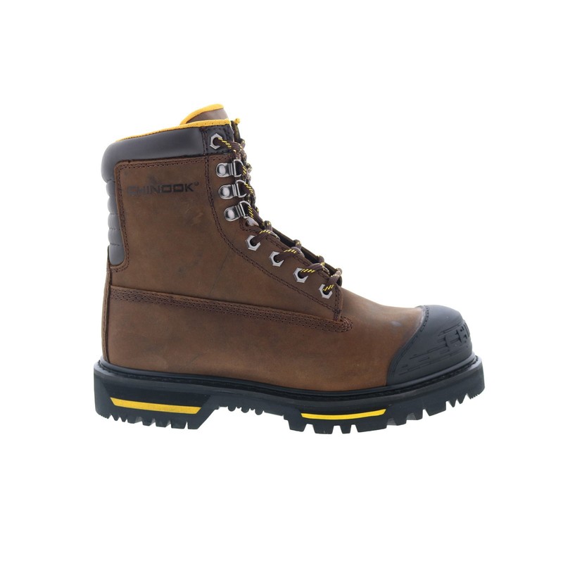 Chinook Tarantula Steel Toe SR 8″ 8490B Mens Brown Work & Safety Boots